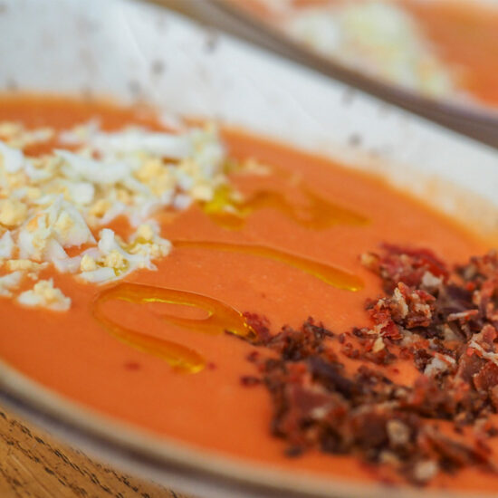 Gazpacho andaluz Beach Club Las Olas